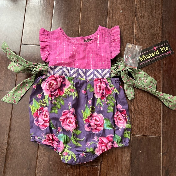Adorable romper by Mustard Pie - Picture 2 of 4